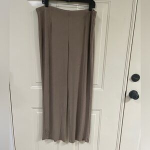 Stylish Tan Wide-Leg Pants